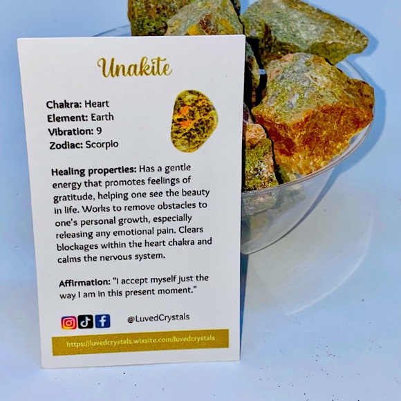 Unakite Crystal - Picture 2 of 3